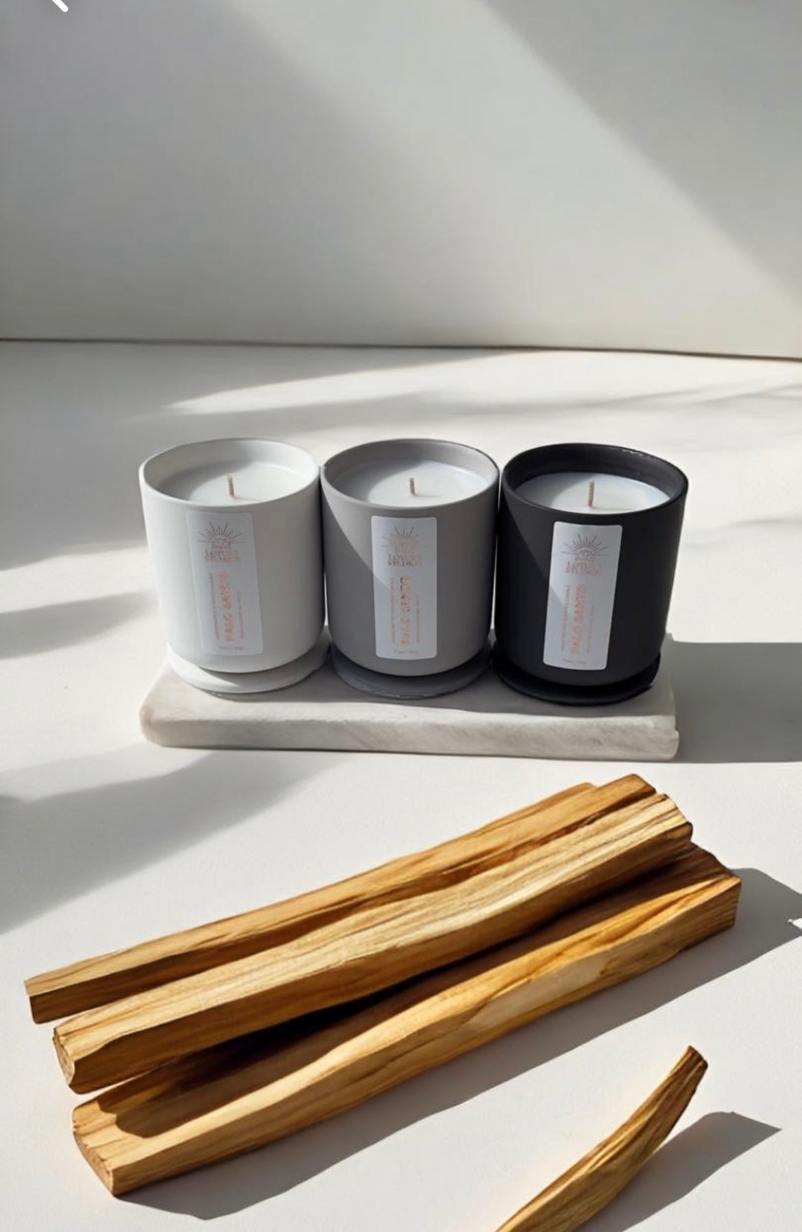 Palo Santo Scented Ceramic Candle