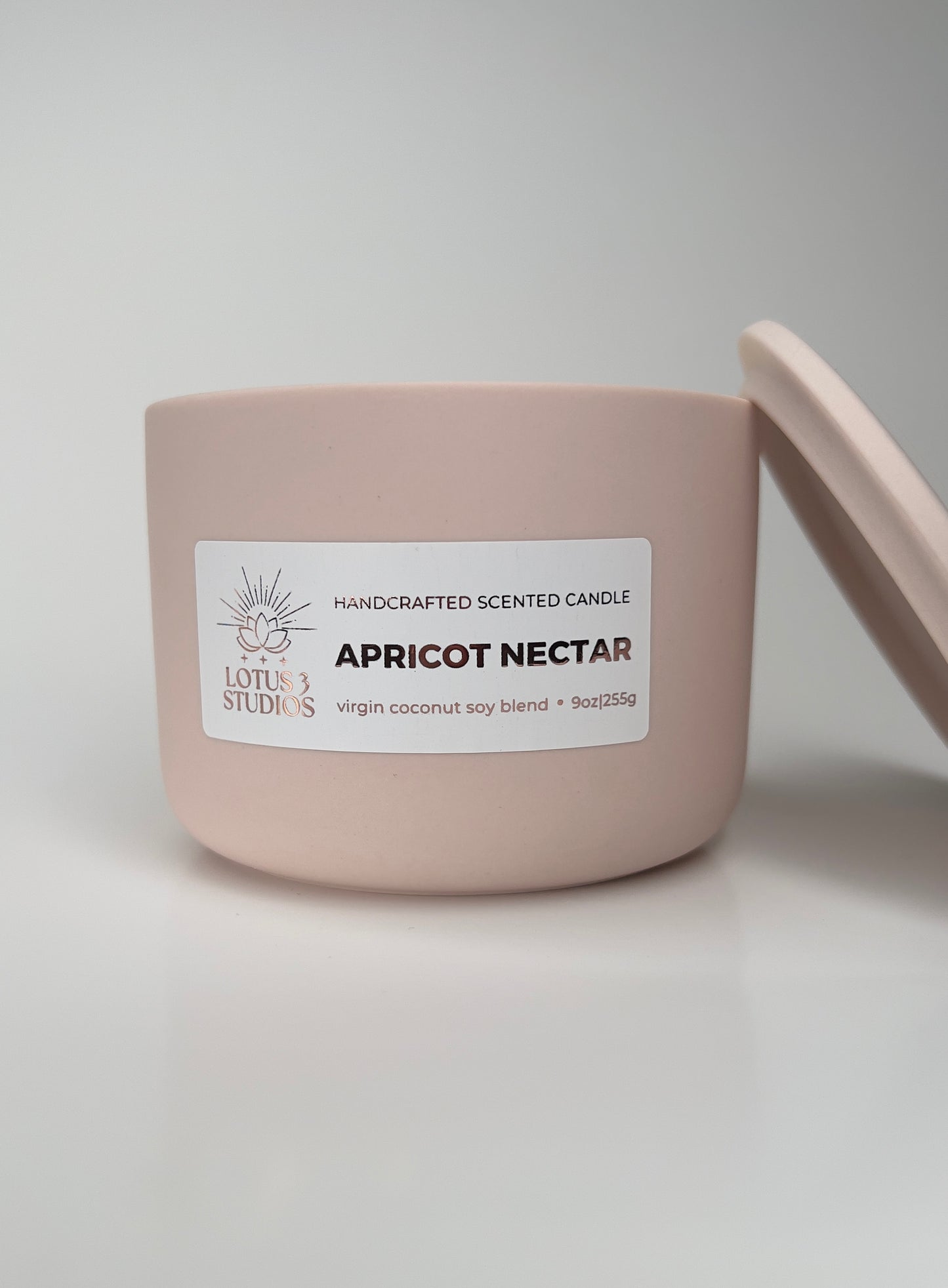 Apricot Nectar Scented Ceramic Candle