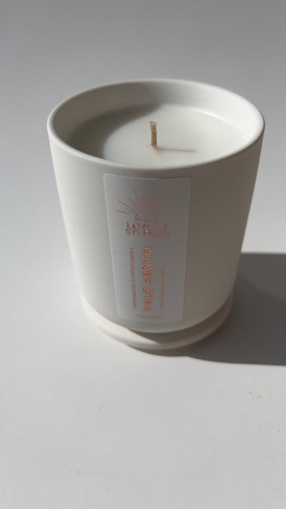 Palo Santo Scented Ceramic Candle