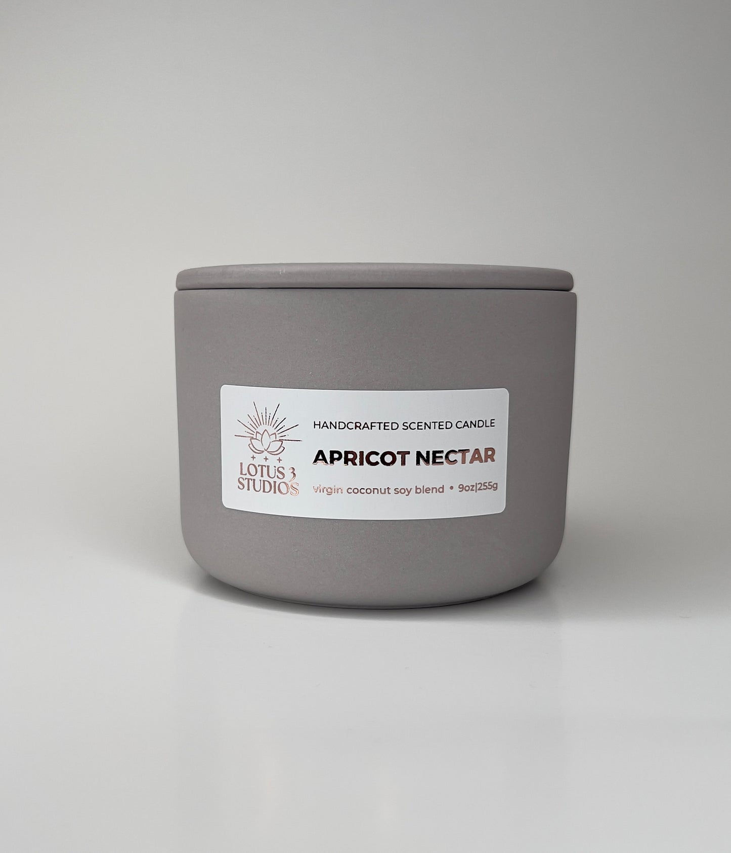 Apricot Nectar Scented Ceramic Candle