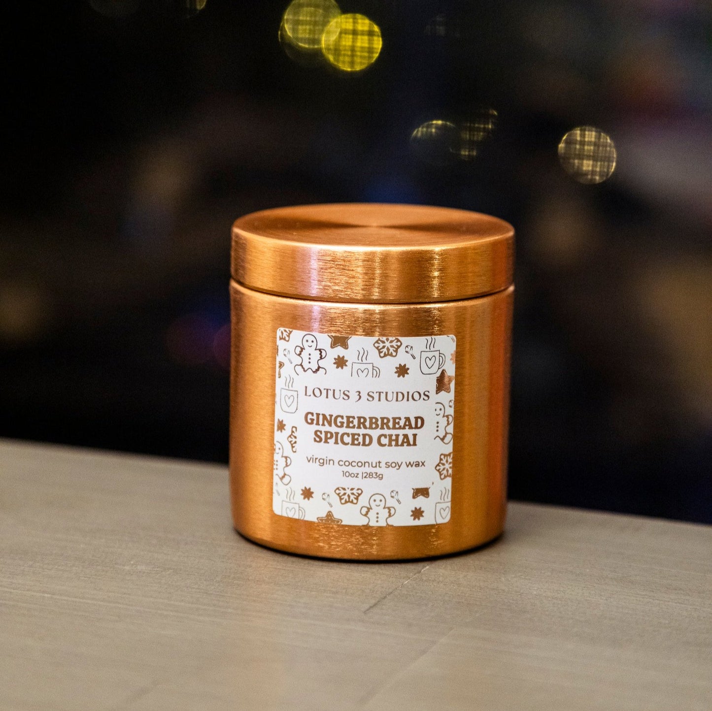 Gingerbread Spiced Chai | 10oz Rose Gold Tin