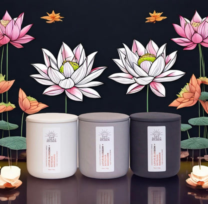 Lotus Blossom + Satsuma Mandarin Ceramic Scented Candle